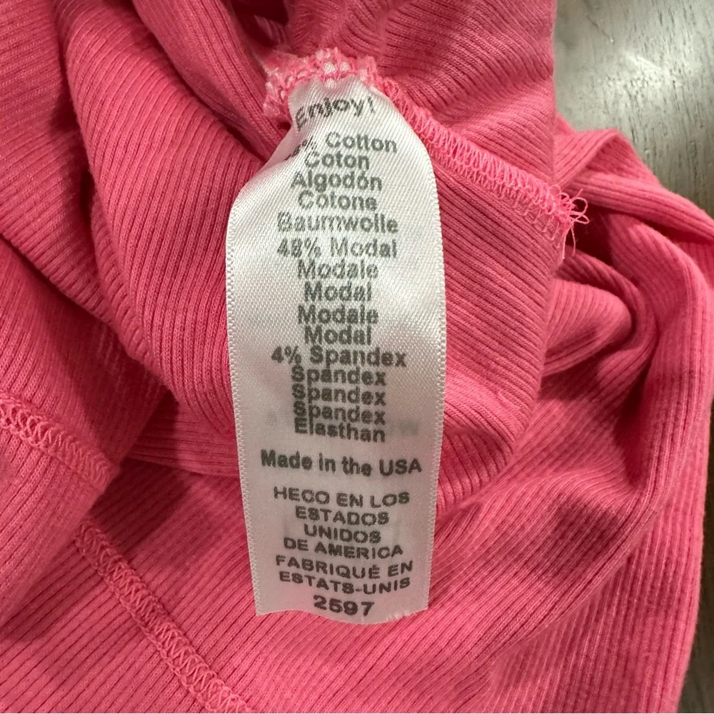 New! Michael Stars Wren Ruched Midi Dress Ribbed Knit Bodycon Womens Size Small - Picture 5 of 7